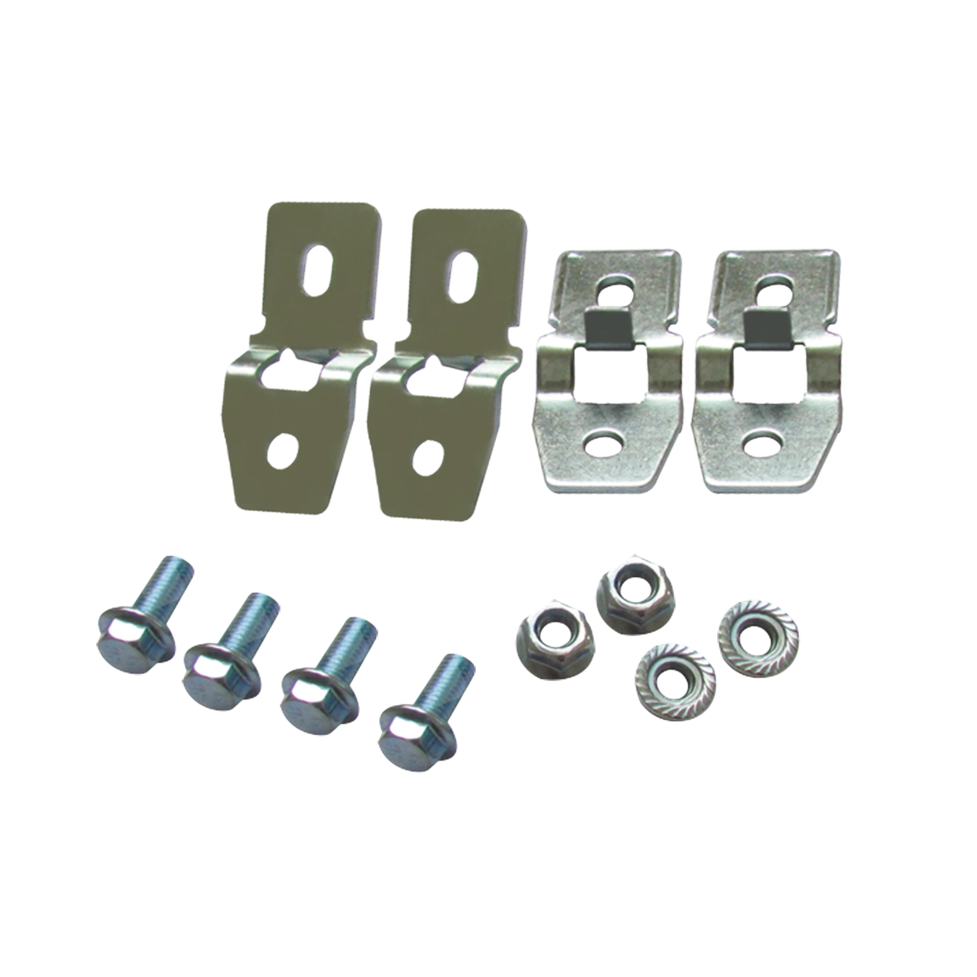 JUEGO DE 4 PESTAÑAS METÁLICAS PARA FIJACIÓN A PARED DE GABINETES LÍNEA PST. INCLUYE TORNILLO Y TUERCA.-Accesorios para Rack/Gabinetes-PRECISION-Bsai Seguridad & Controles