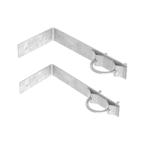 JUEGO DE HERRAJES DE PARED PARA SUJECIÓN DE MÁSTIL (2 PIEZAS)-Antenas-SYSCOM TOWERS-Bsai Seguridad & Controles