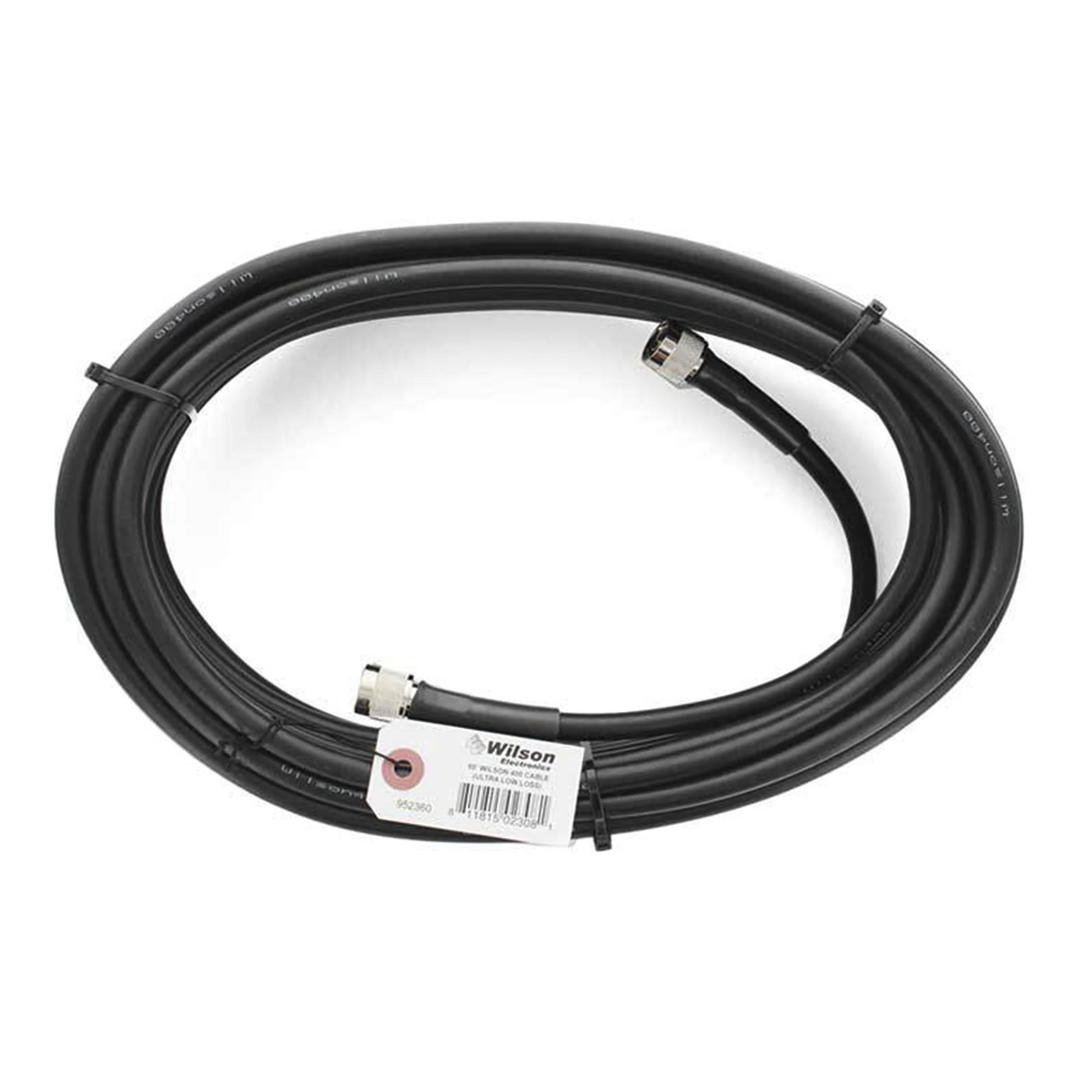 JUMPER COAXIAL CON CABLE WILSON-400 | CONECTOR N MACHO EN LOS EXTREMOS | 18.28 METROS DE LONGITUD.-Cobertura para Celular-WILSONPRO / WEBOOST-Bsai Seguridad & Controles