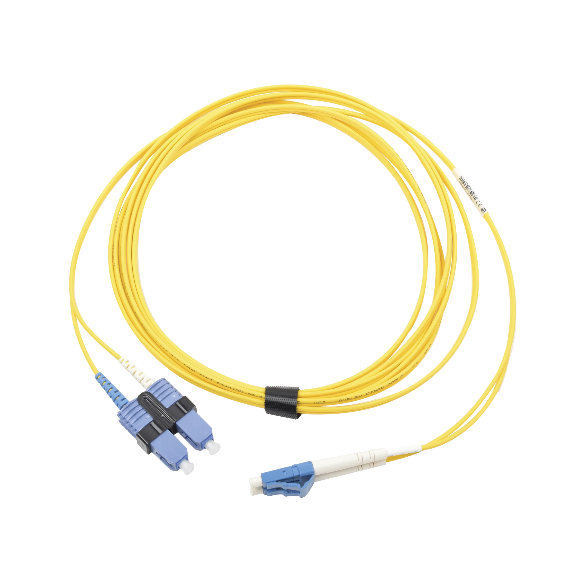 JUMPER DE FIBRA OPTICA MONOMODO (OS2), XGLO, LC/UPC-SC/UPC DUPLEX, OFNR, COLOR AMARILLO, 10 METROS-Jumpers y Pigtails-SIEMON-Bsai Seguridad & Controles