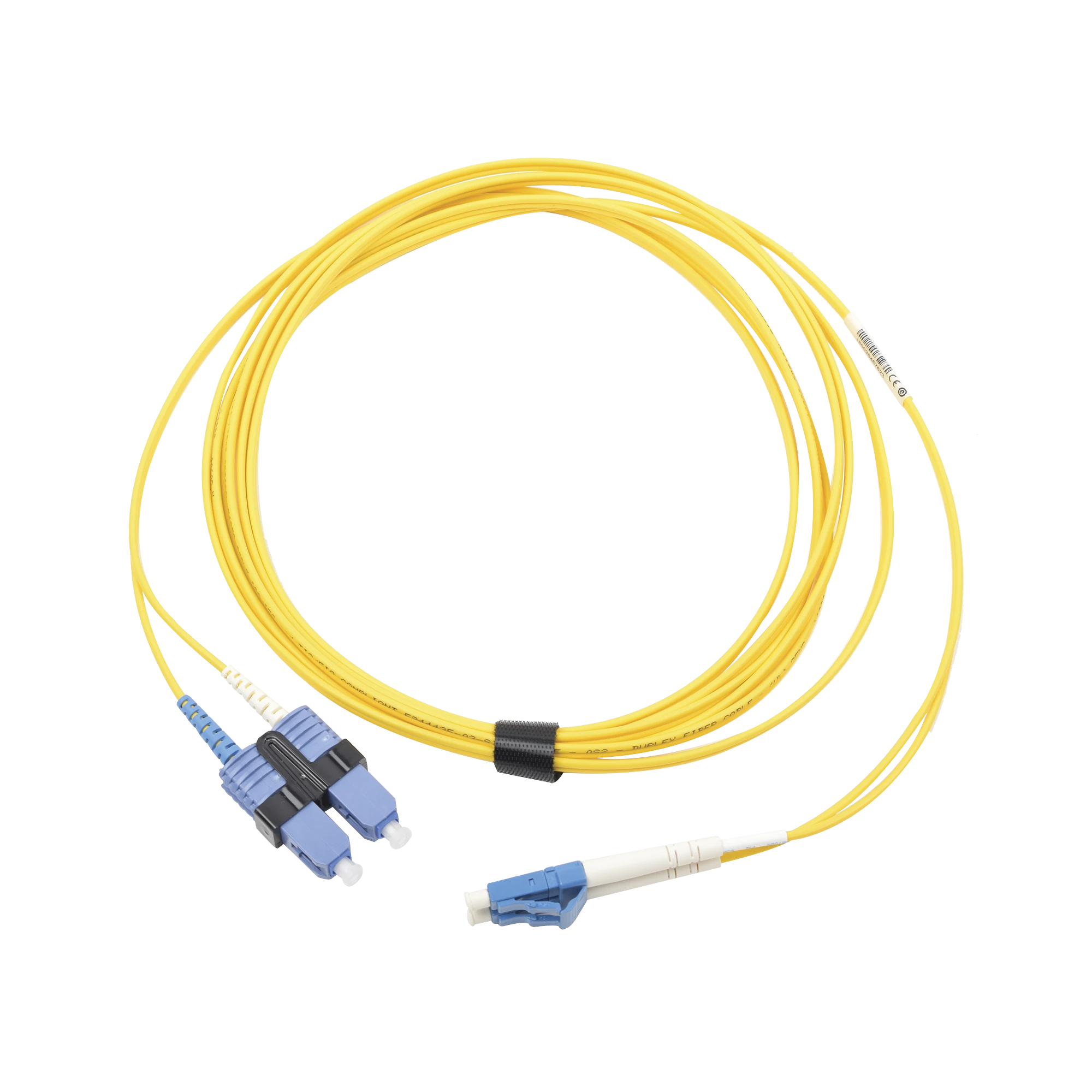 JUMPER DE FIBRA OPTICA MONOMODO (OS2), XGLO, LC/UPC-SC/UPC DUPLEX, OFNR, COLOR AMARILLO, 7 METROS-Jumpers y Pigtails-SIEMON-Bsai Seguridad & Controles