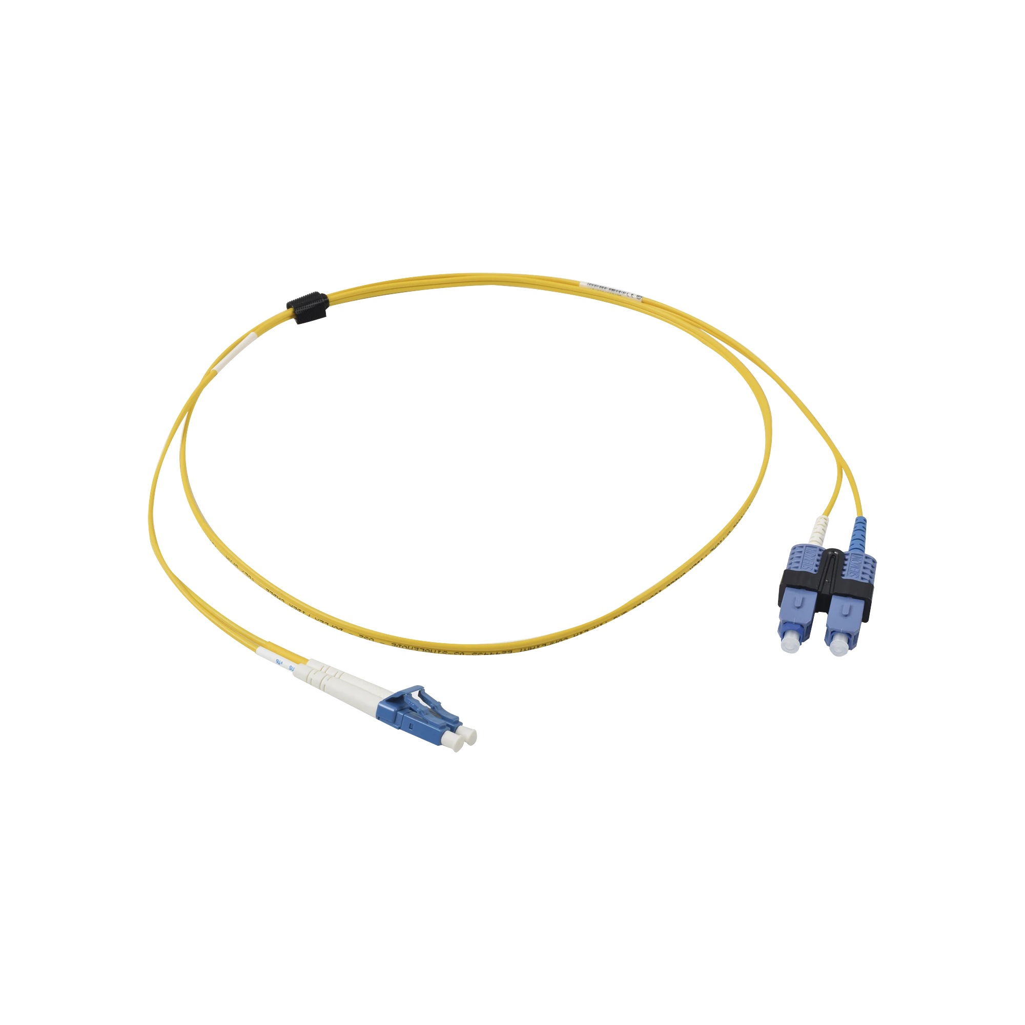 JUMPER DE FIBRA OPTICA MONOMODO (OS2), XGLO, RISER, LC/UPC-SC/UPC DUPLEX, OFNR, COLOR AMARILLO, 1 METRO-Jumpers y Pigtails-SIEMON-Bsai Seguridad & Controles