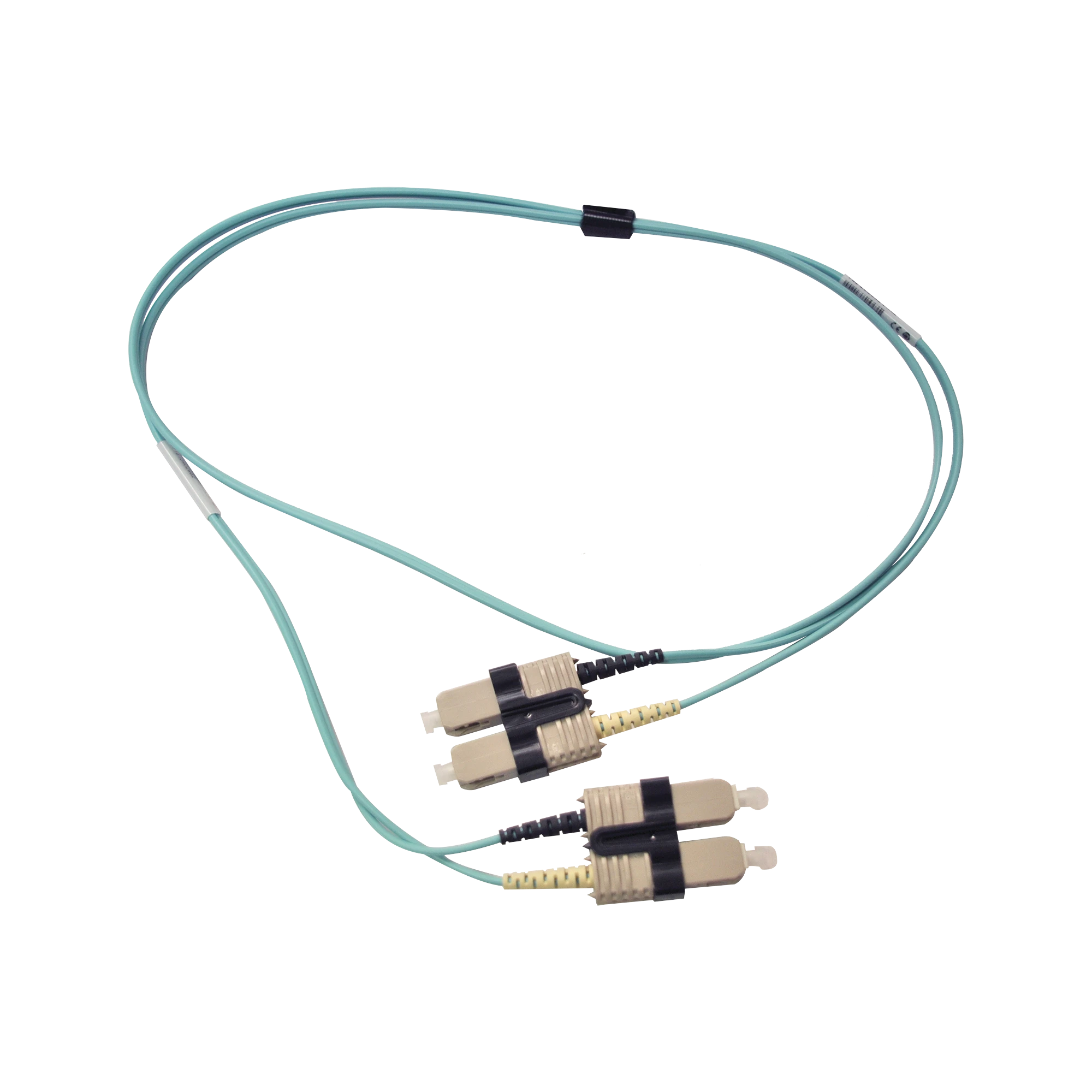 JUMPER DE FIBRA OPTICA MULTIMODO 50/125 OM3 XGLO, SC-SC DUPLEX, OFNR, COLOR AQUA, 1 METRO-Jumpers y Pigtails-SIEMON-Bsai Seguridad & Controles