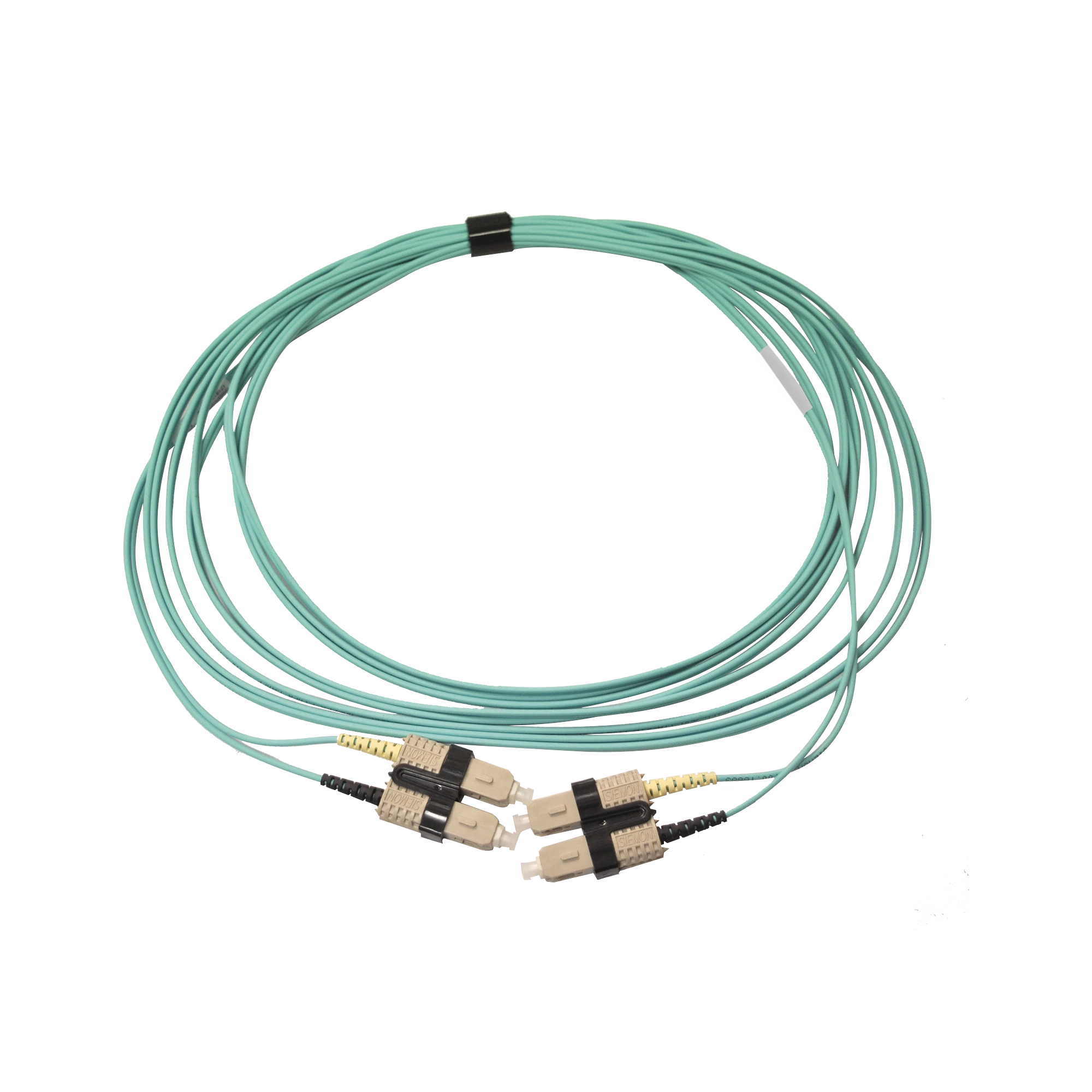 JUMPER DE FIBRA OPTICA MULTIMODO 50/125 OM3 XGLO, SC-SC DUPLEX, OFNR, COLOR AQUA, 5 METROS-Jumpers y Pigtails-SIEMON-Bsai Seguridad & Controles