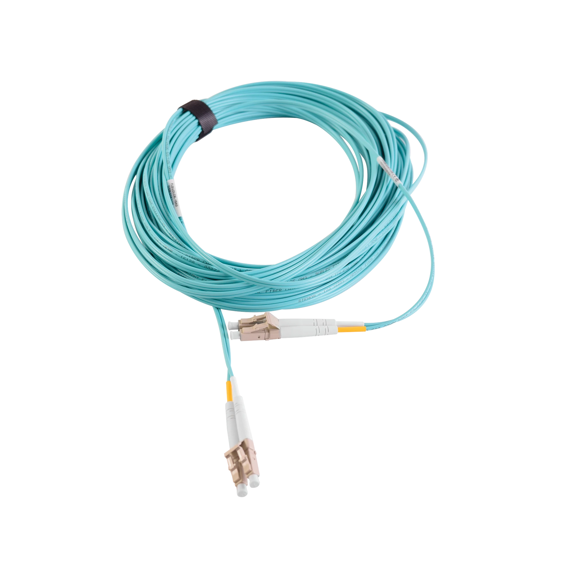 JUMPER DE FIBRA OPTICA MULTIMODO 50/125 XGLO OM3, LC-LC DUPLEX, OFNR, COLOR AQUA, 15 METROS-Jumpers y Pigtails-SIEMON-Bsai Seguridad & Controles