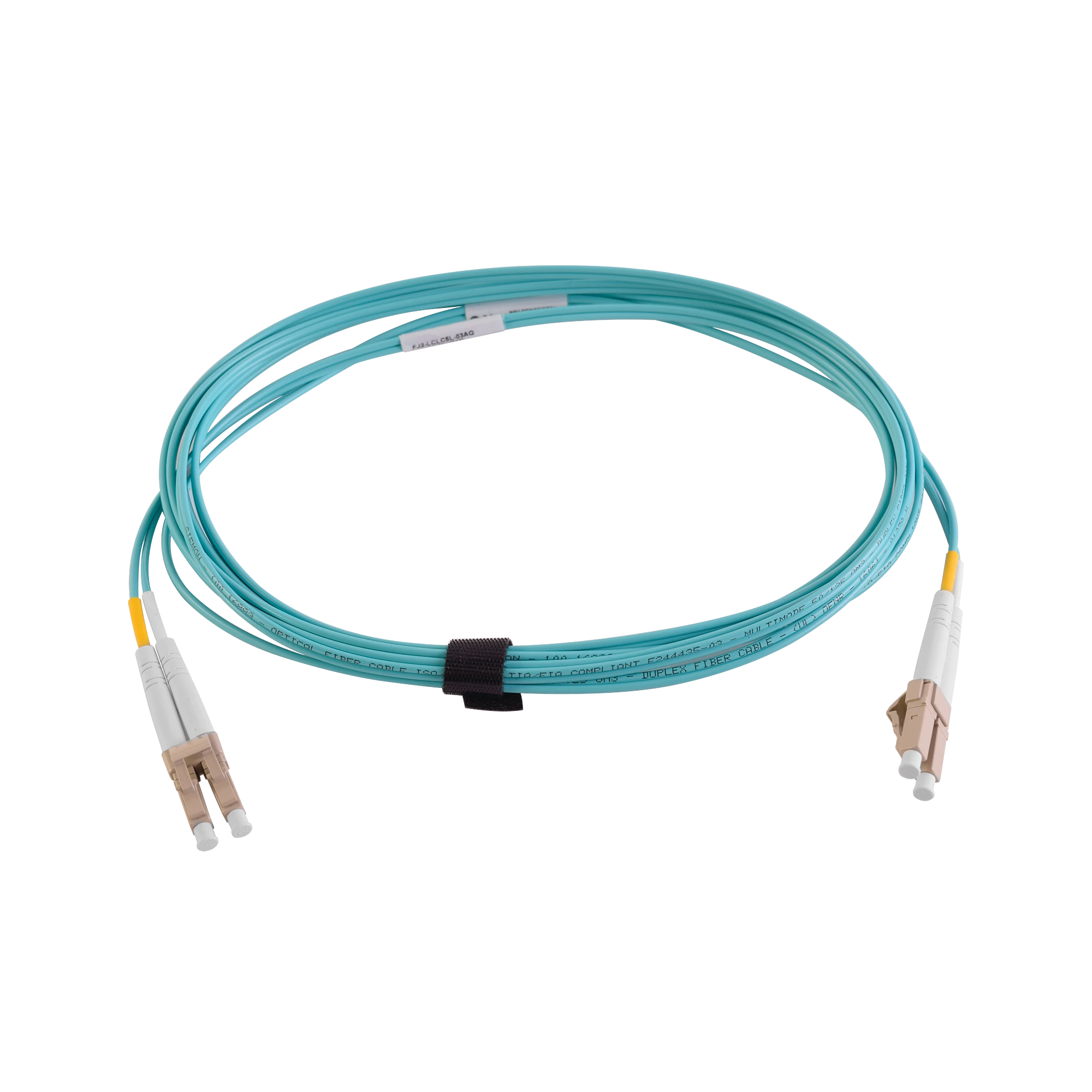 JUMPER DE FIBRA OPTICA MULTIMODO 50/125 XGLO OM3, LC-LC DUPLEX, OFNR, COLOR AQUA, 3 METROS-Jumpers y Pigtails-SIEMON-Bsai Seguridad & Controles