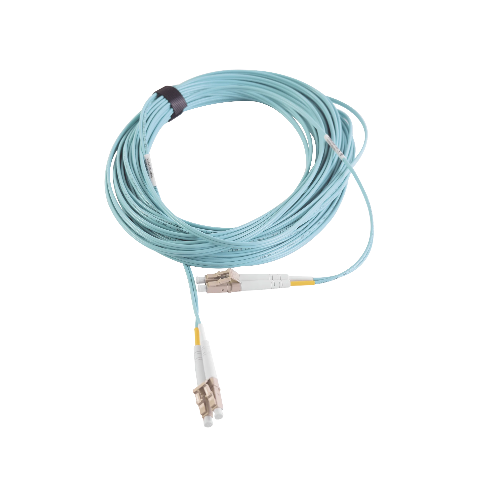 JUMPER DE FIBRA OPTICA MULTIMODO 50/125 XGLO OM3, LC-LC DUPLEX, OFNR, COLOR AQUA, 7 METROS-Jumpers y Pigtails-SIEMON-Bsai Seguridad & Controles