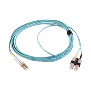 JUMPER DE FIBRA OPTICA MULTIMODO 50/125 XGLO OM3, LC-SC DUPLEX, OFNR, COLOR AQUA, 3 METROS-Jumpers y Pigtails-SIEMON-Bsai Seguridad & Controles