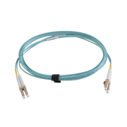 JUMPER DE FIBRA OPTICA MULTIMODO 50/125 XGLO OM4, LC-LC DUPLEX, OFNR, COLOR AQUA, 3 METROS-Jumpers y Pigtails-SIEMON-Bsai Seguridad & Controles