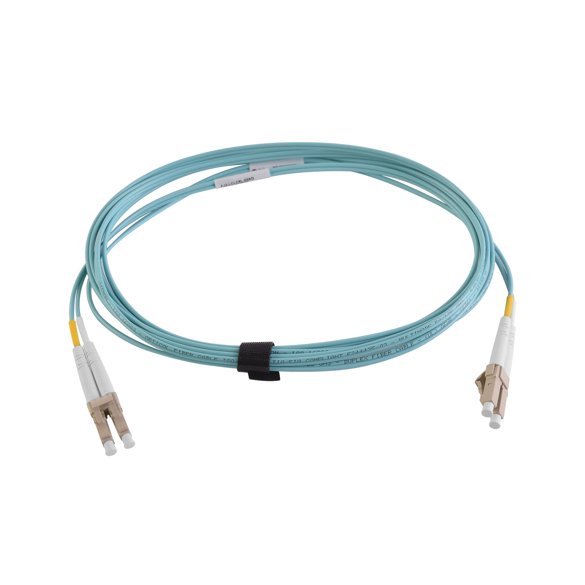 JUMPER DE FIBRA OPTICA MULTIMODO 50/125 XGLO OM4, LC-LC DUPLEX, OFNR, COLOR AQUA, 3 METROS-Jumpers y Pigtails-SIEMON-Bsai Seguridad & Controles