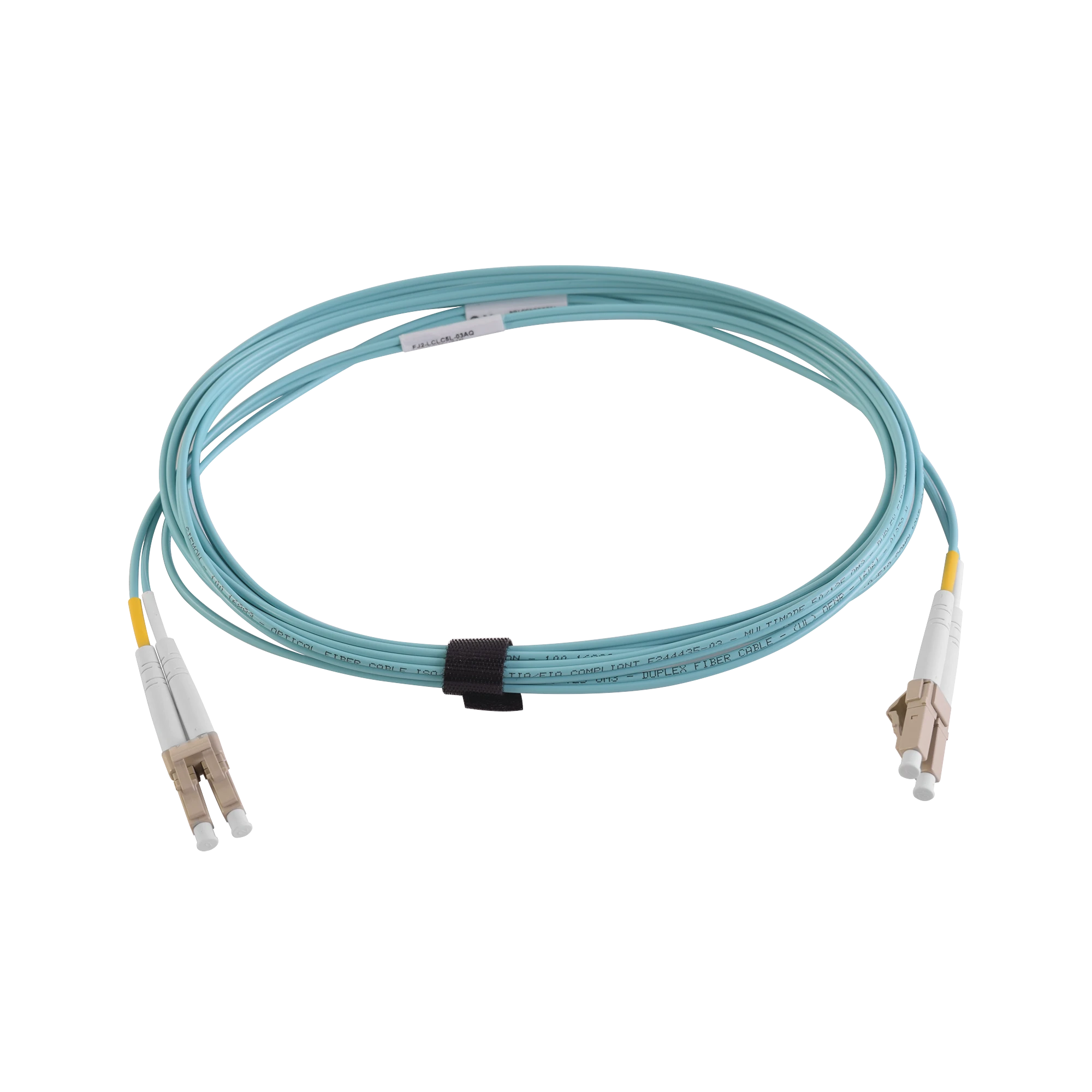 JUMPER DE FIBRA OPTICA MULTIMODO 50/125 XGLO OM4, LC-LC DUPLEX, OFNR, COLOR AQUA, 3 METROS-Jumpers y Pigtails-SIEMON-Bsai Seguridad & Controles