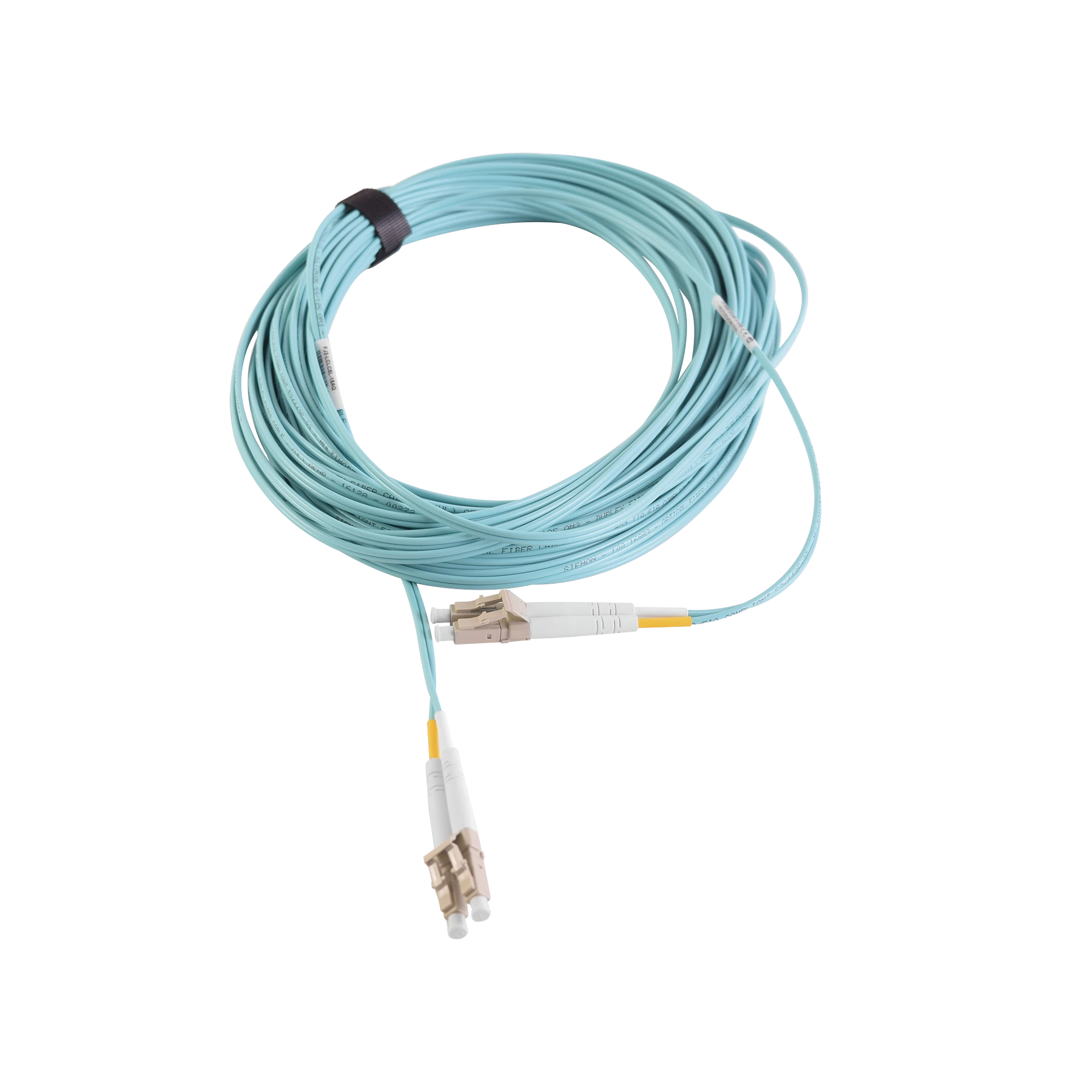 JUMPER DE FIBRAOPTICA MULTIMODO 50/125 XGLO OM3, LC-LC DUPLEX, OFNR, COLOR AQUA, 10 METROS-Jumpers y Pigtails-SIEMON-Bsai Seguridad & Controles