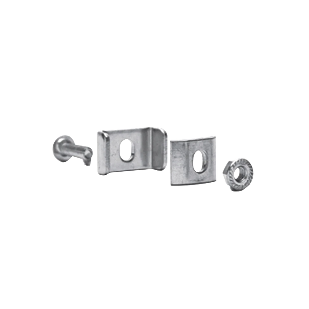 KIT 1 PARA UNIR TRAMOS DE CHAROLAS, CON ACABADO ELECTRO ZINC-Uniones-CHAROFIL-Bsai Seguridad & Controles