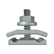 KIT 1 VERSIÓN LIGHT PARA UNIR TRAMOS DE CHAROLA MALLAFILS, CON ACABADO ELECTRO ZINC-Accesorios Charola-CHAROFIL-Bsai Seguridad & Controles