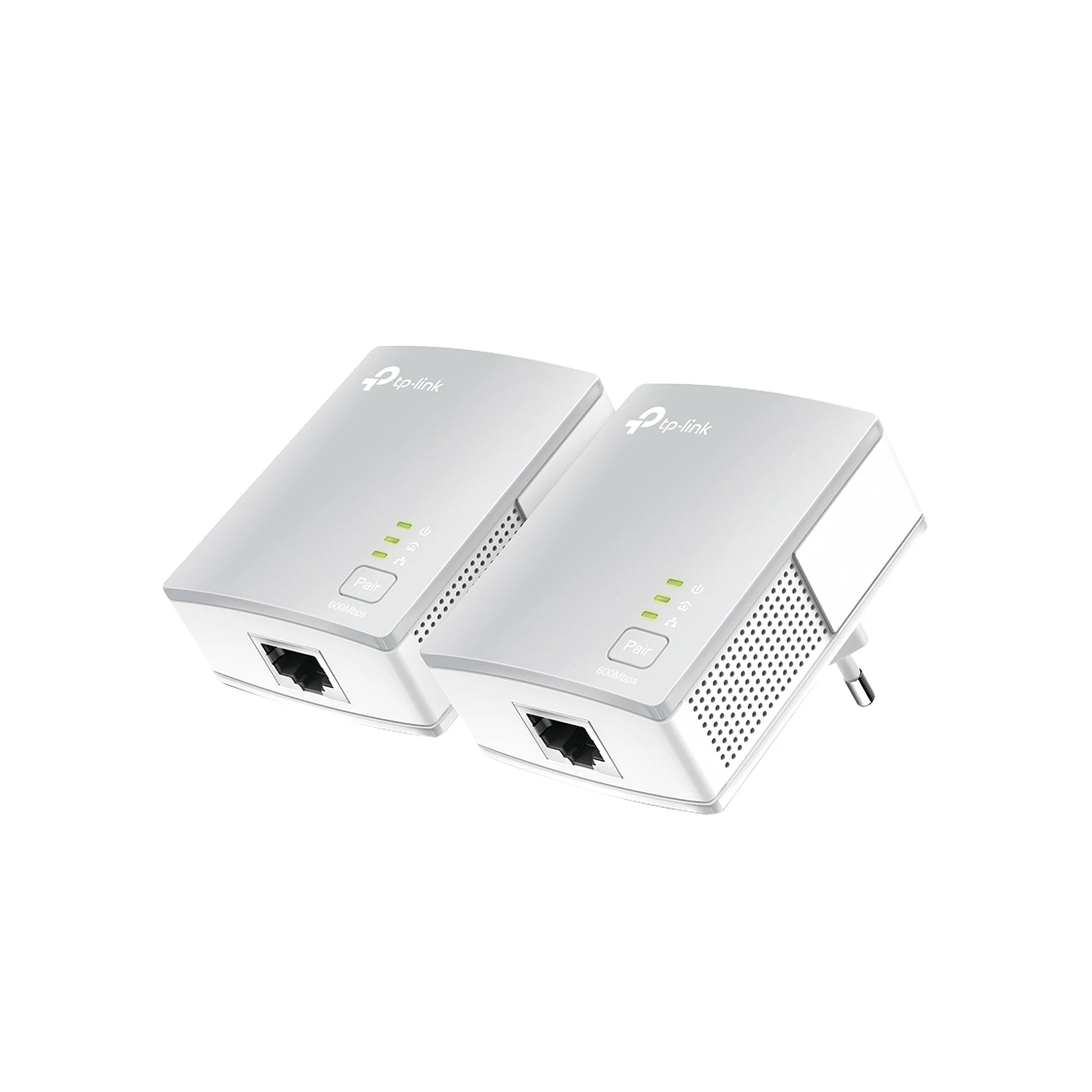 KIT ADAPTADOR POWERLINE ETHERNET, TECNOLOGIA HOMEPLUG AV, 500MBPS, PLUG AND PLAY, HASTA 300 M DENTRO DE CASA, 1 PUERTO 10/100 MBPS Y TAMAÑO ULTRA COMPACTO-Convertidores de Medios-TP-LINK-Bsai Seguridad & Controles