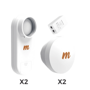 KIT DE 2 RADIOS C5X CON 2 ANTENAS DE (16 DBI), RANGO DE FRECUENCIA EXTENDIDA (4.9 A 6.4 GHZ), INCLUYE INYECTOR POE, DISTANCIA DE HASTA 6 KM-Enlaces PtP y PtMP-MIMOSA NETWORKS-Bsai Seguridad & Controles