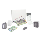 KIT DE ALARMA DE 8 A 16 ZONAS HÍBRIDO INCLUYE: SENSOR DE MOVIMIENTO INALÁMBRICO, RECEPTOR INALÁMBRICO, 2 CONTACTOS MAGNÉTICOS INALÁMBRICOS Y CONTROL REMOTO INALÁMBRICO.-Alarmas-CROW-Bsai Seguridad & Controles