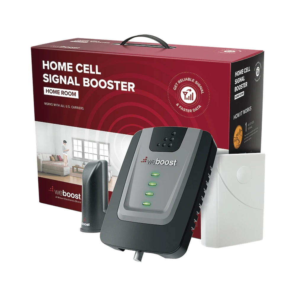 KIT DE AMPLIFICADOR DE SEÑAL CELULAR HOME ROOM, ESPECIAL PARA DATOS 4G LTE, 3G Y VOZ. MEJORA LA SEÑAL EN ÁREAS DE HASTA 140 METROS CUADRADOS-Cobertura para Celular-WILSONPRO / WEBOOST-Bsai Seguridad & Controles