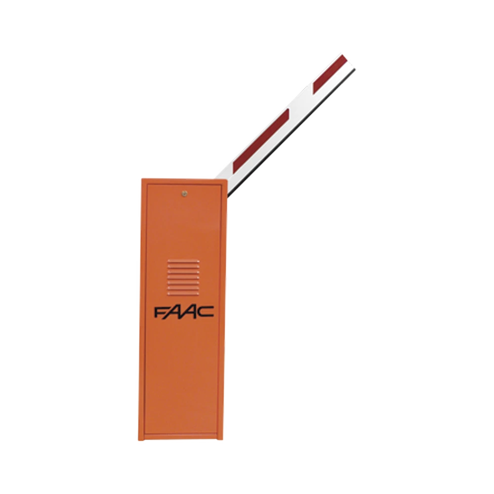 KIT DE BARRERA FAAC 620 RPD CON PLUMA RECTANGULAR SIN ILUMINACIÓN / EQUIPO HIDRÁULICO DE USO INTENSIVO / HASTA 2 MILLONES DE CICLOS ANTES DE PRESENTAR UNA FALLA SEVERA-Barreras Vehiculares-FAAC-Bsai Seguridad & Controles