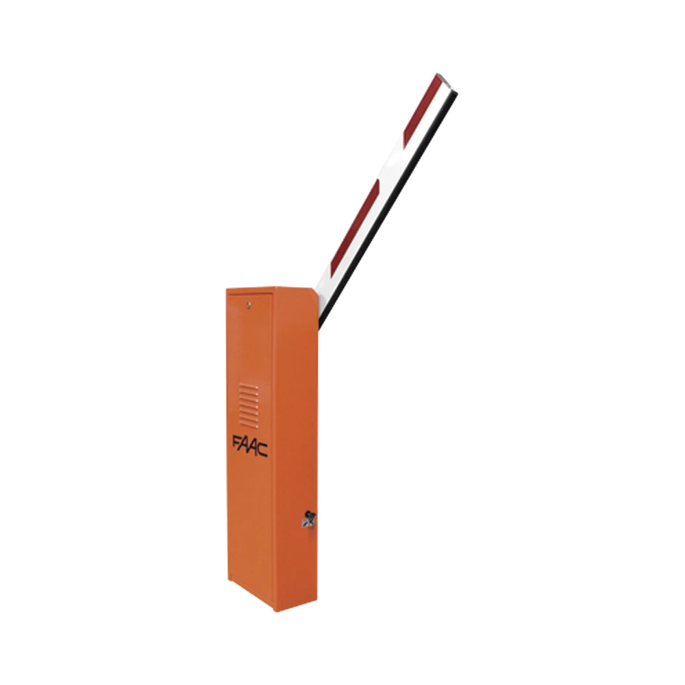 KIT DE BARRERA FAAC 620 RPD CON PLUMA RECTANGULAR SIN ILUMINACIÓN / EQUIPO HIDRÁULICO DE USO INTENSIVO / HASTA 2 MILLONES DE CICLOS ANTES DE PRESENTAR UNA FALLA SEVERA-Barreras Vehiculares-FAAC-Bsai Seguridad & Controles