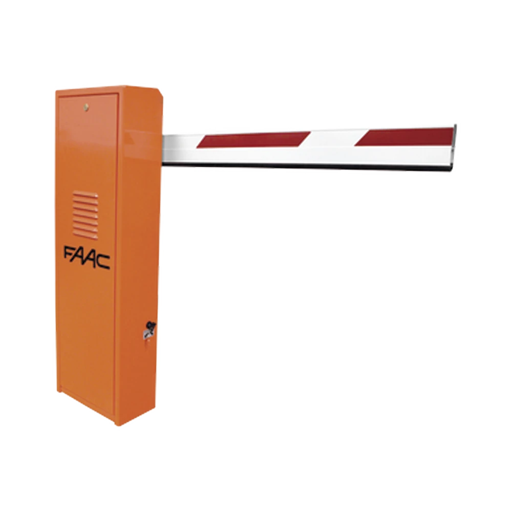 KIT DE BARRERA FAAC 620 RPD CON PLUMA RECTANGULAR SIN ILUMINACIÓN / EQUIPO HIDRÁULICO DE USO INTENSIVO / HASTA 2 MILLONES DE CICLOS ANTES DE PRESENTAR UNA FALLA SEVERA-Barreras Vehiculares-FAAC-Bsai Seguridad & Controles