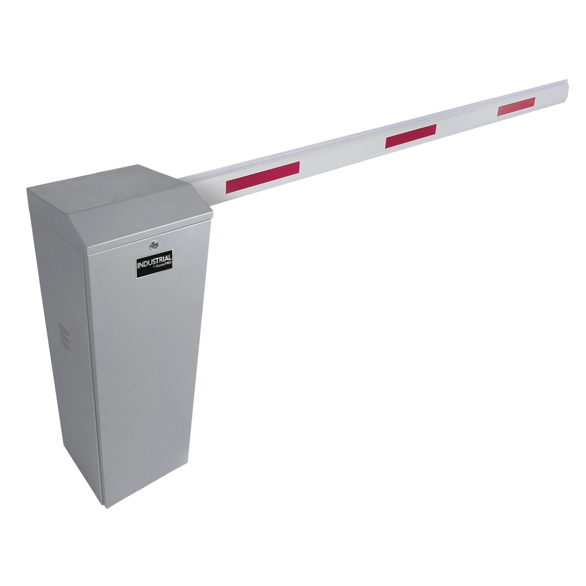 KIT DE BARRERA VEHICULAR DERECHA COLOR GRIS Y BRAZO DE 3 M-Acceso Vehicular-ACCESSPRO-Bsai Seguridad & Controles