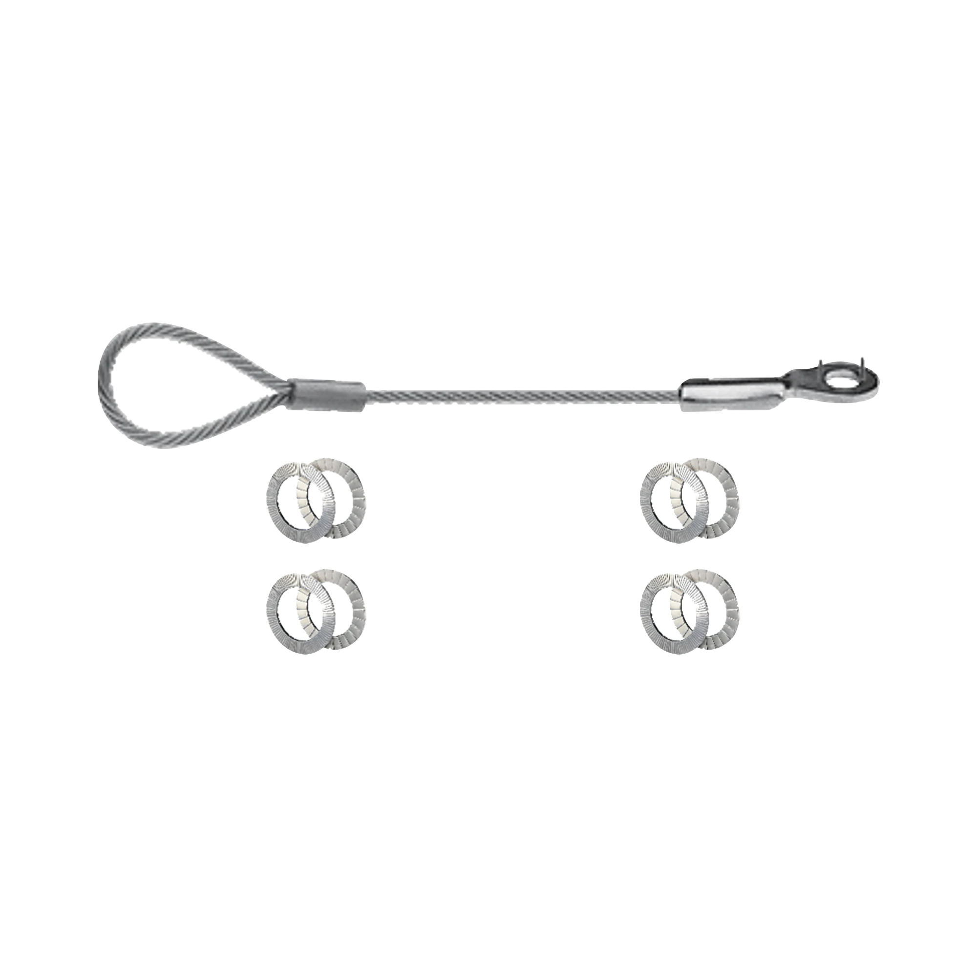 KIT DE CABLE DE PROTECCION ANTICAIDA PARA CAMARAS ANTIEXPLOSION WISENET-Accesorios Videovigilancia-Hanwha Techwin Wisenet-Bsai Seguridad & Controles