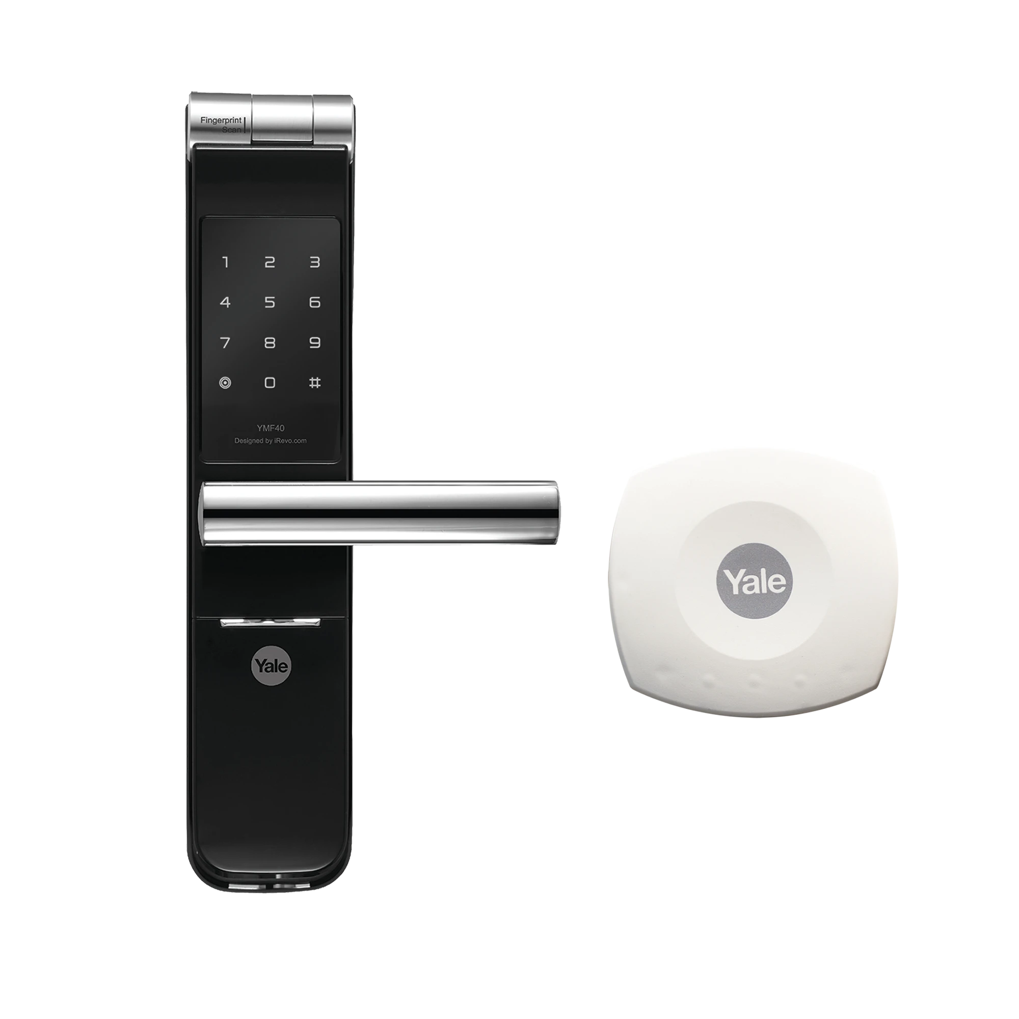 KIT DE HUB CON CERRADURA CON MANIJA YMF40: CÓDIGO, BIOMETRIA Y APERTURA SMARTPHONE EN CUALQUIER PARTE EL MUNDO-Cerraduras Digitales-YALE-ASSA ABLOY-Bsai Seguridad & Controles