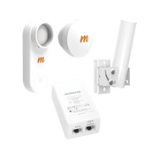 KIT DE RADIOS C5X, RANGO DE FRECUENCIA EXTENDIDA (4.9 A 6.4 GHZ), INCLUYE INYECTOR POE, MONTAJE UNIVERSAL PARA TUBO O POSTE Y UNA ANTENA DE 16 DBI-Enlaces PtP y PtMP-MIMOSA NETWORKS-Bsai Seguridad & Controles