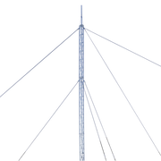 KIT DE TORRE ARRIOSTRADA DE TECHO DE 12 M CON TRAMO STZ30 GALVANIZADO ELECTROLÍTICO (NO INCLUYE RETENIDA)-Torres Arriostradas (Kits)-SYSCOM TOWERS-Bsai Seguridad & Controles