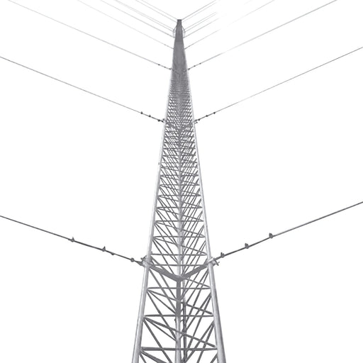 KIT DE TORRE ARRIOSTRADA DE TECHO DE 3 M CON TRAMO STZ30 GALVANIZADO ELECTROLÍTICO (NO INCLUYE RETENIDA)-Torres Arriostradas (Kits)-SYSCOM TOWERS-Bsai Seguridad & Controles