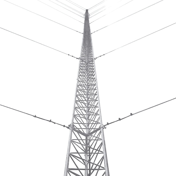 KIT DE TORRE ARRIOSTRADA DE TECHO DE 6 M CON TRAMO STZ30 GALVANIZADO ELECTROLÍTICO (NO INCLUYE RETENIDA)-Torres Arriostradas (Kits)-SYSCOM TOWERS-Bsai Seguridad & Controles