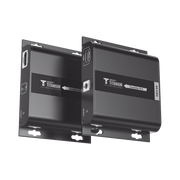 KIT EXTENSOR HDMI 4K POR CABLE CAT 5E/6 HASTA 120 METROS , PROTOCOLO HDBITT, COMPATIBLE CON HDCP.-Accesorios Videovigilancia-EPCOM TITANIUM-Bsai Seguridad & Controles