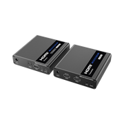 KIT EXTENSOR HDMI PUNTO A PUNTO IPCOLOR @ 70 METROS, 4K @ 60 HZ, HDR, LATENCIA CERO CON IR BIDIRECCIONAL.-Accesorios Videovigilancia-EPCOM TITANIUM-Bsai Seguridad & Controles