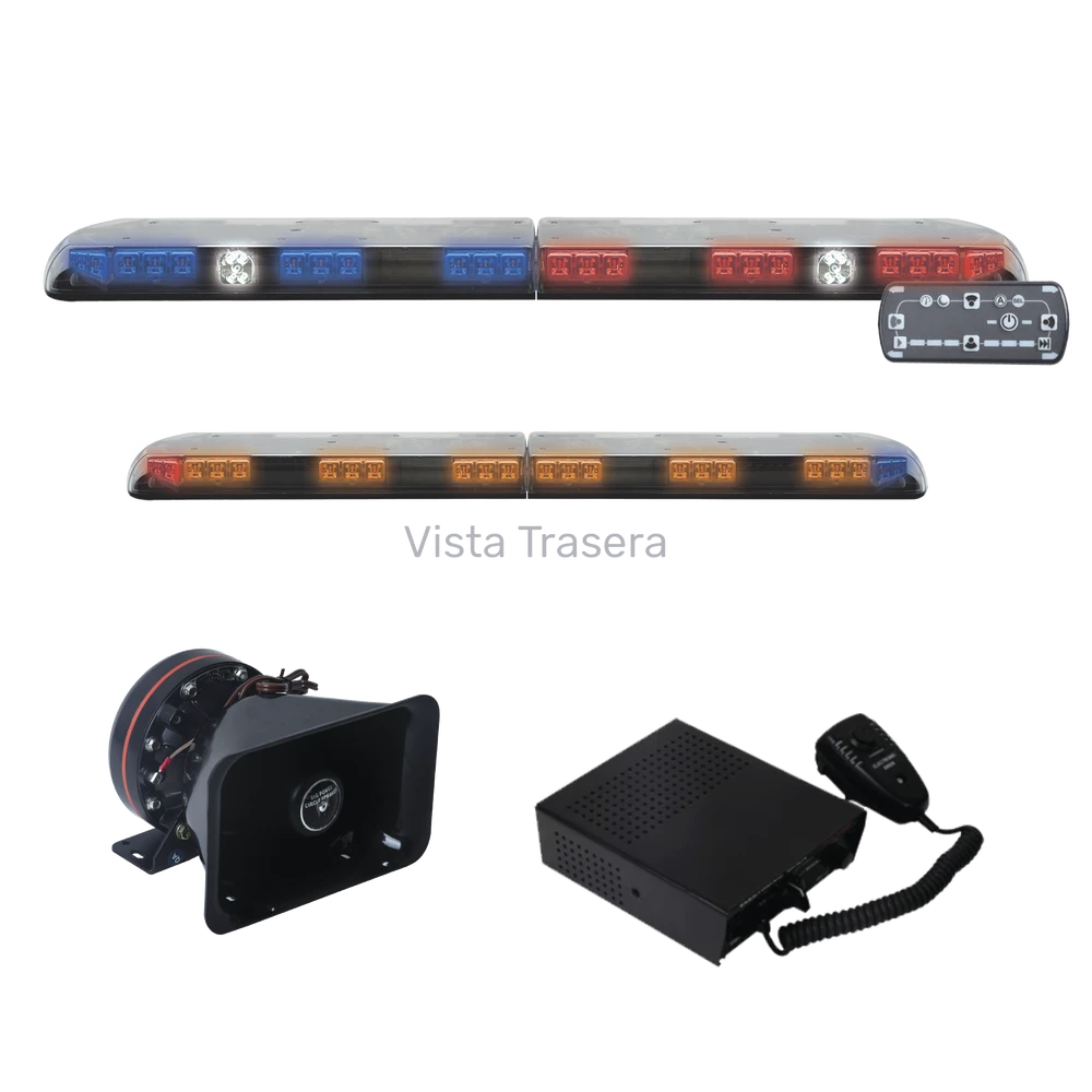 KIT PARA EQUIPAMIENTO DE UNIDADES PARA SEGURIDAD PÚBLICA-Torretas-ECCO-Bsai Seguridad & Controles