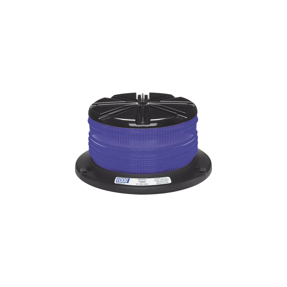 LA BALIZA LED COMPACTA Y DISCRETA SERIE PROFILE™ COLOR AZUL-Torretas-ECCO-Bsai Seguridad & Controles