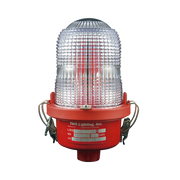 LÁMPARA DE OBSTRUCCIÓN ROJA, LUZ FIJA TIPO L-810, LED DE BAJA INTENSIDAD, (120 - 240 VCA).-Lámparas de Obstrucción-TWR-Bsai Seguridad & Controles