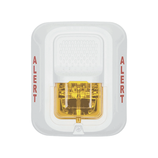 LÁMPARA ESTROBOSCÓPICA COLOR BLANCO, PARA NOTIFICACIÓN DE ALERTA, MONTAJE EN PARED, LENTE ESTROBOSCÓPICO COLOR ÁMBAR, CANDELAS SELECCIONABLES-Notificacion y Voceo-SYSTEM SENSOR-Bsai Seguridad & Controles