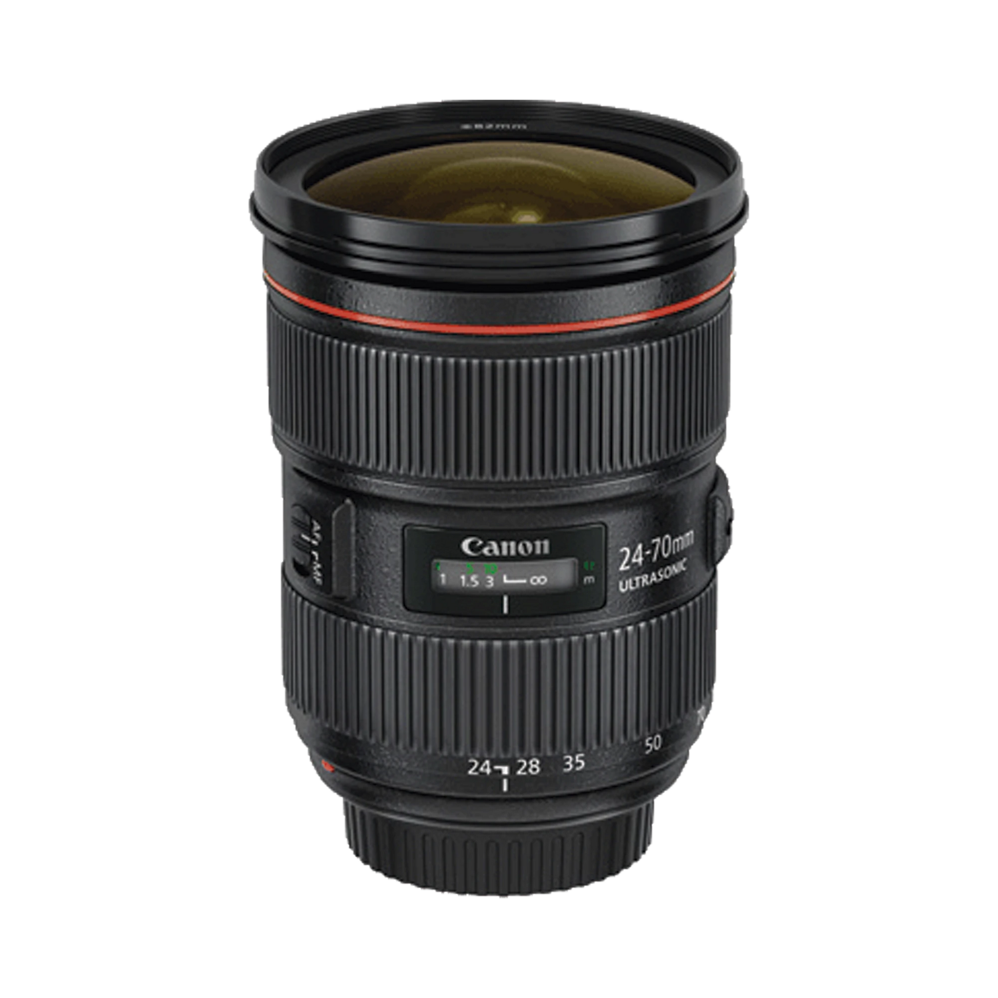 LENTE CANON 24 - 70MM F2.8 / 8K / AUTO-IRIS / COMPATIBLE CON CÁMARAS TNB-9000-Accesorios Videovigilancia-HANWHA TECHWIN WISENET-Bsai Seguridad & Controles