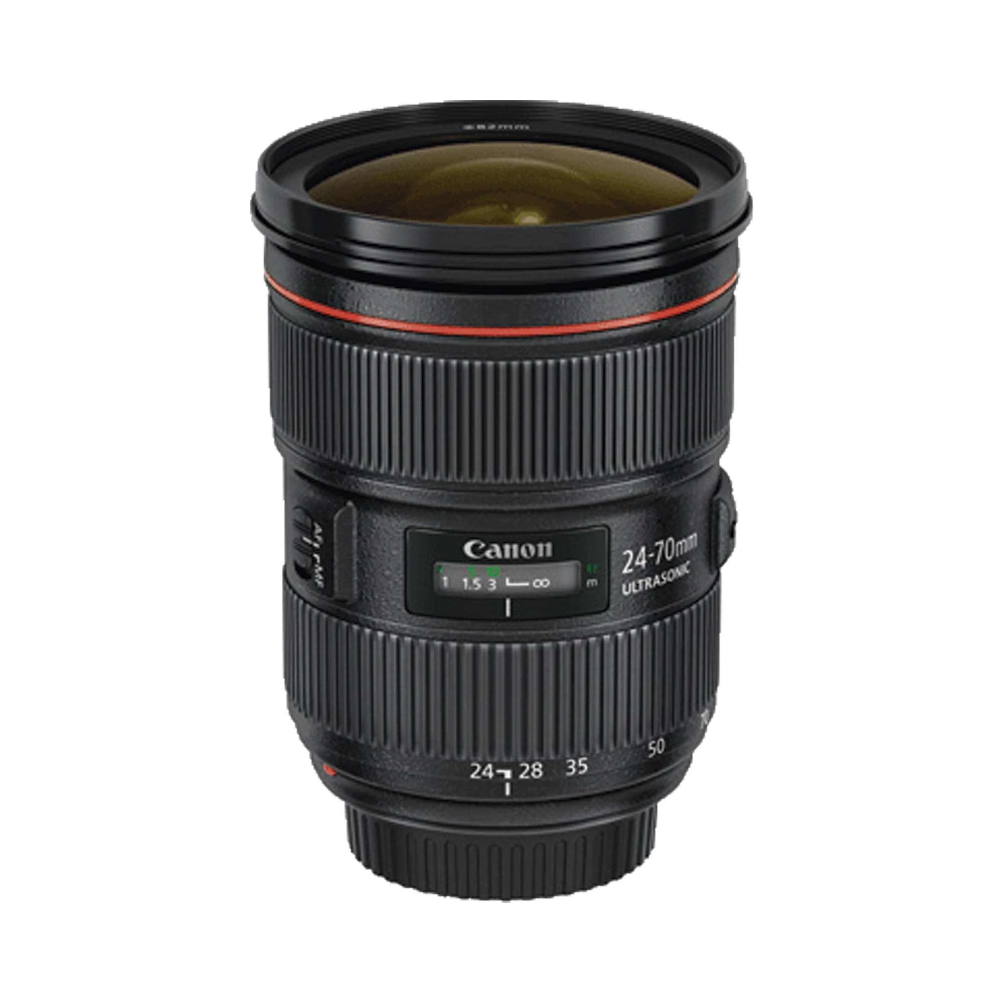 LENTE CANON 24 - 70MM F2.8 / 8K / AUTO-IRIS / COMPATIBLE CON CÁMARAS TNB-9000-Accesorios Videovigilancia-HANWHA TECHWIN WISENET-Bsai Seguridad & Controles