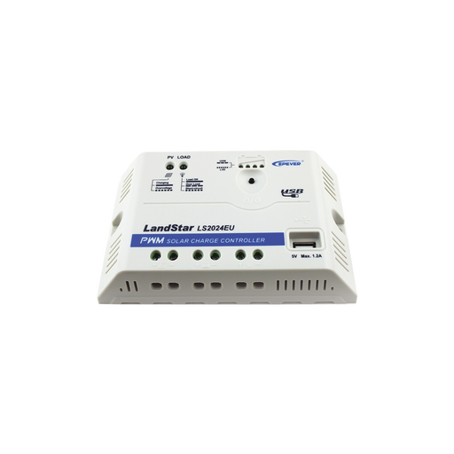 CONTROLADOR EPSOLAR PWM 12/24V 20 A, SALIDA USB-Controladores de Carga-EPEVER-LS-2024-EU-Bsai Seguridad & Controles
