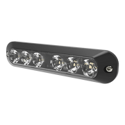 LUZ AUXILIAR SERIE X3705, 6 LEDS ULTRA BRILLANTES, COLOR ROJO / AZUL-Luces Perimetrales-ECCO-Bsai Seguridad & Controles