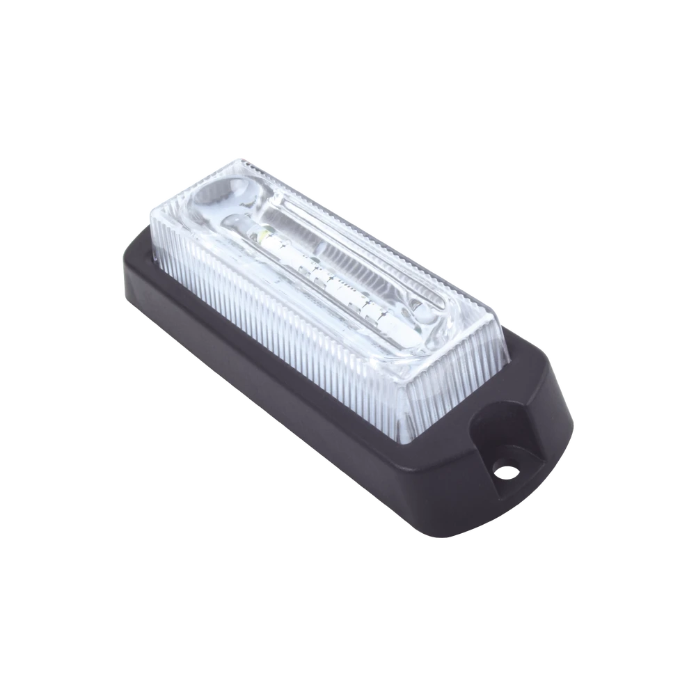 LUZ AUXILIAR ULTRA BRILLANTE DE 8 LED'S EN COLOR ROJO/AZUL CON MICA TRANSPARENTE-Luces Perimetrales-EPCOM INDUSTRIAL SIGNALING-Bsai Seguridad & Controles