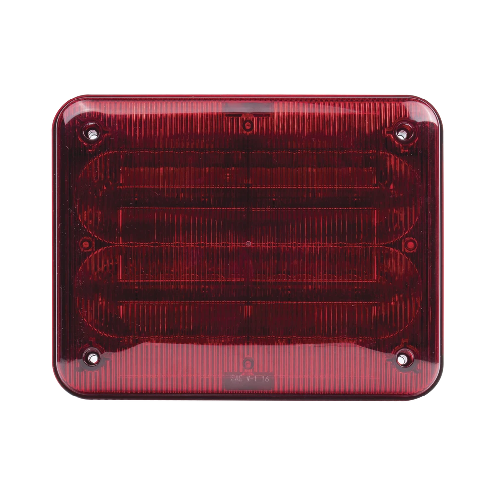 LUZ DE ADVERTENCIA QUADRAFLARE LED, FLASHER INTEGRADO Y MICA DE COLOR ROJO-Luces Perimetrales-FEDERAL SIGNAL-Bsai Seguridad & Controles