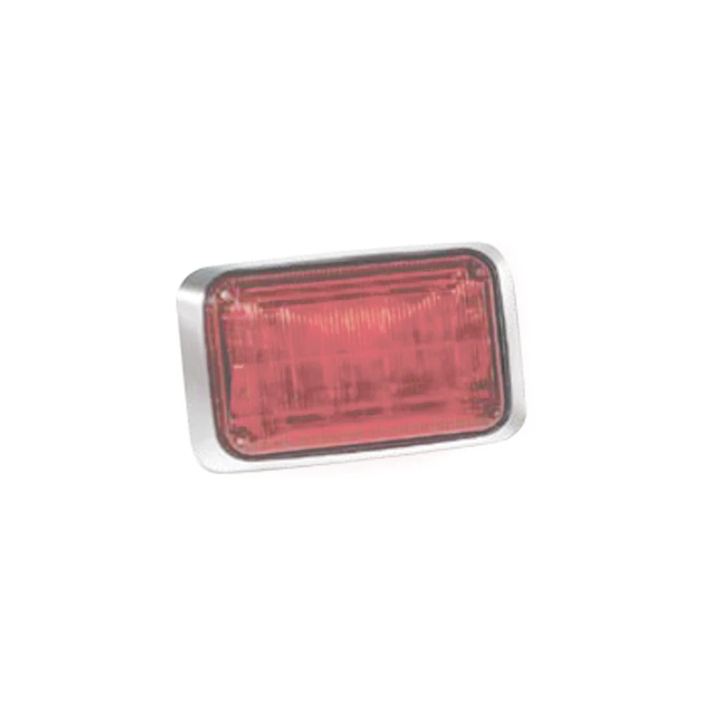 LUZ DE ADVERTENCIA QUADRAFLARE LED, MICA COLOR ROJO Y LED ROJO-Luces Perimetrales-FEDERAL SIGNAL-Bsai Seguridad & Controles