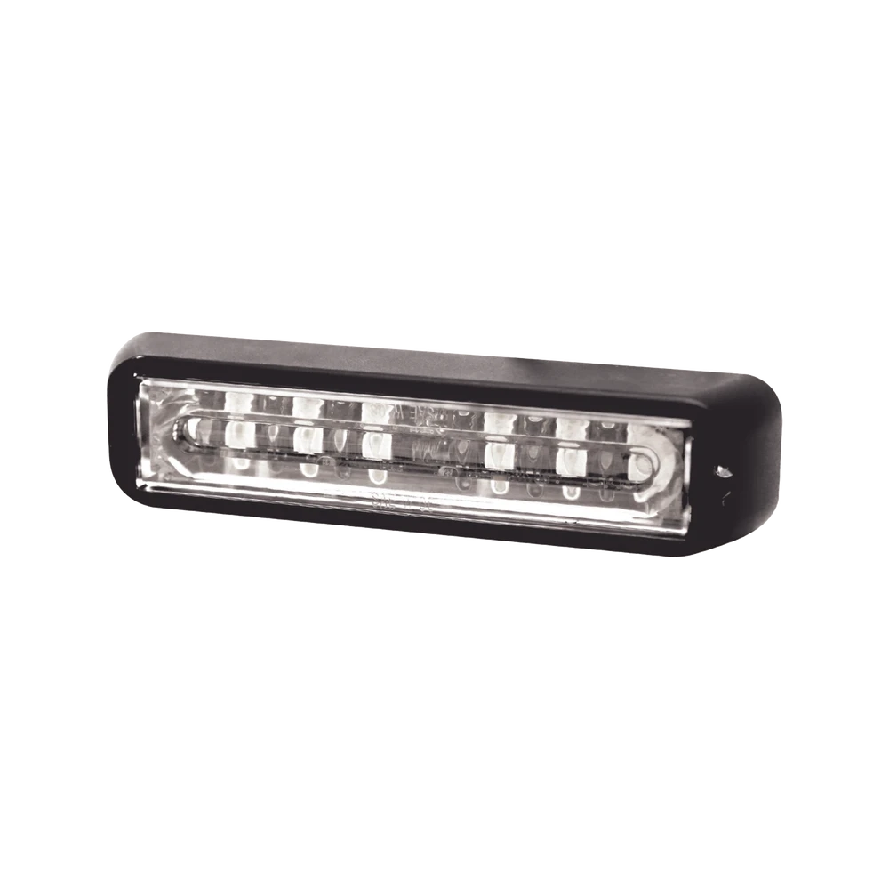 LUZ DIRECCIONAL 180 GRADOS AMBAR- VERDE CON LUZ DE TRABAJO-Luces Perimetrales-ECCO-Bsai Seguridad & Controles