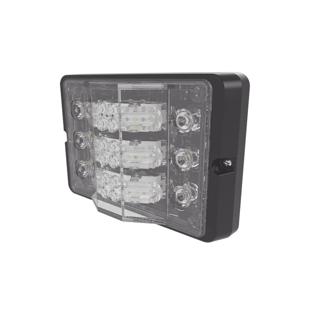 LUZ DIRECCIONAL DE 3 NIVELES ROJO/CLARO-Torretas-ECCO-Bsai Seguridad & Controles