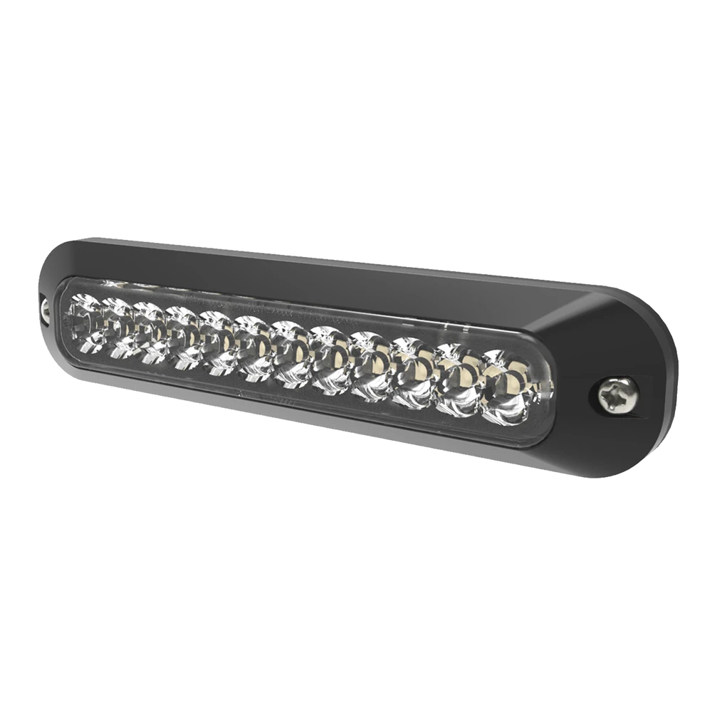 LUZ PERIMETRAL , 12 LEDS ULTRA BRILLANTES, COLOR ROJO / CLARO-Luces Perimetrales-ECCO-Bsai Seguridad & Controles