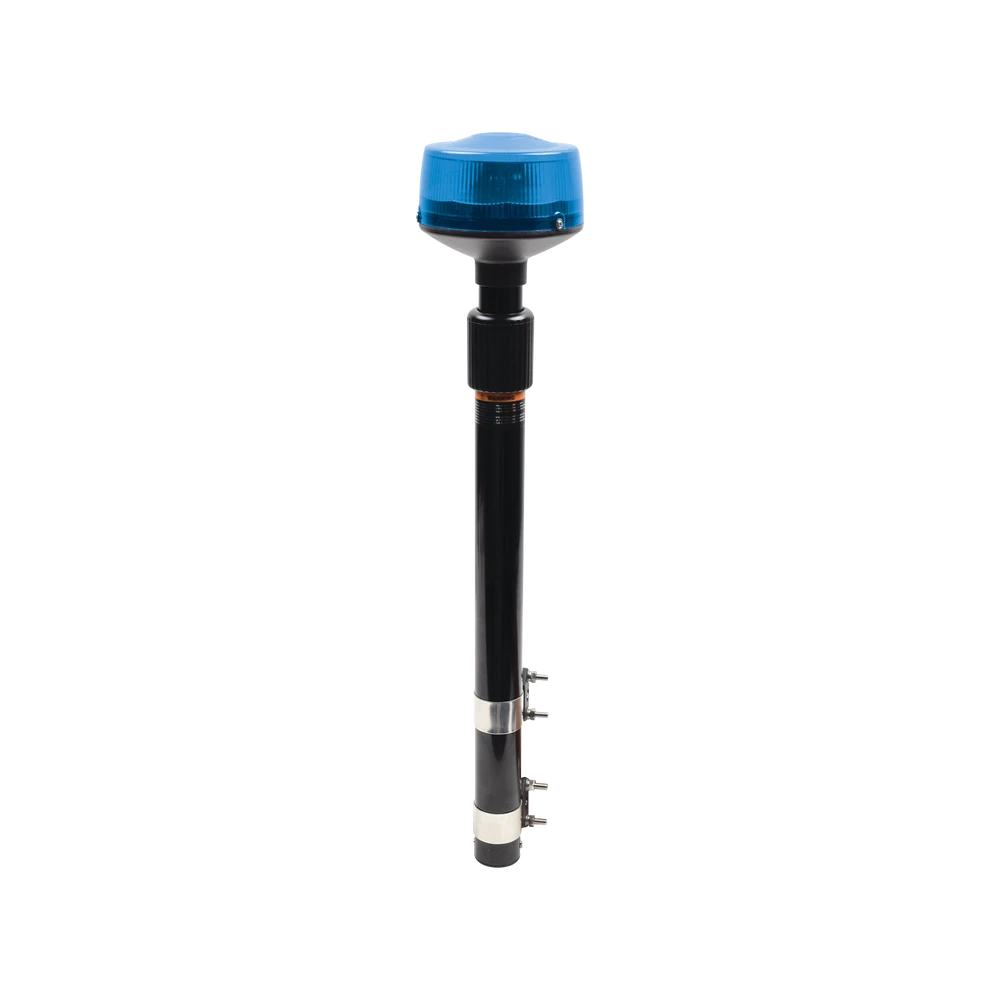 LUZ TELESCÓPICA ULTRA BRILLANTE PARA MOTOCICLETA, COLOR AZUL-Luces Telescopicas-EPCOM INDUSTRIAL SIGNALING-Bsai Seguridad & Controles