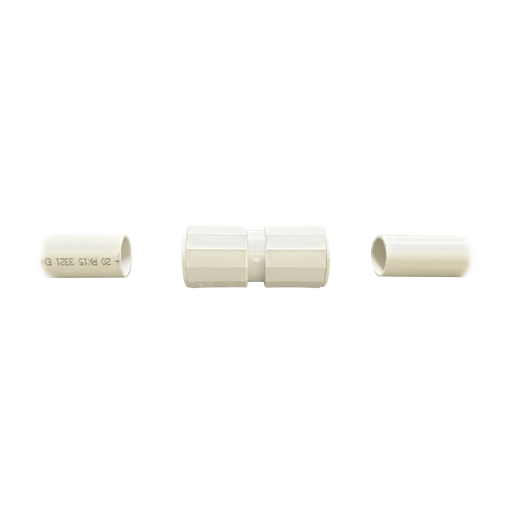 MANGUITO / COPLE MORBIDX IP67 LIBRE DE HALÓGENOS PARA UNIR TUBERÍA RÍGIDA DE 40 MM (1 1/2") PERMITE UNA INSTALACIÓN HERMÉTICA NO NECESITA PEGAMENTO-Tuberia PVC / Registros PVC-GEWISS-Bsai Seguridad & Controles